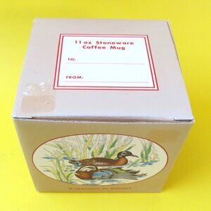 Vintage mug Ducks on the pond by Flowers Inc Balloons 1988 Korea